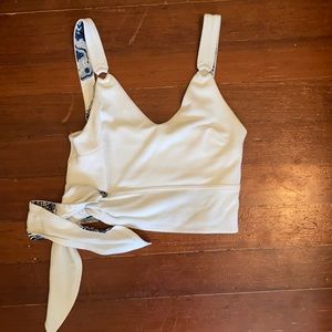 Free people wrap crop top